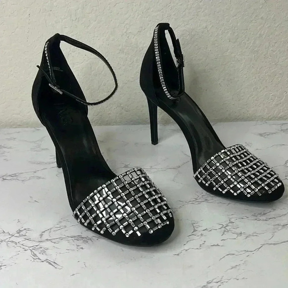 INC Womens Black Jaspen Round Toe Stiletto - Picture 5 of 10